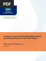 218 - EWG - Guidelines Toward High Biodiesel Blend Diesel Specification in The APEC Region