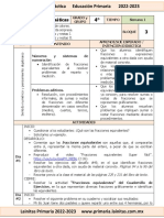 Febrero - 4to Grado Matemáticas (2022-2023)