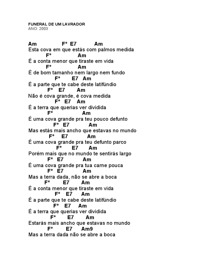 Funeral de Um Lavrador PDF