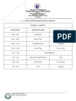 Exam Schedule