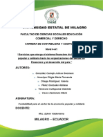 Servicios financieros EPS desarrollo