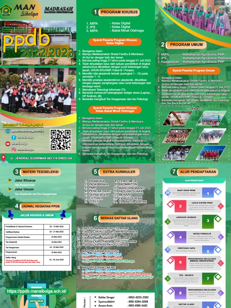 PPDB MAN Sibolga 2026/2027 | PDF