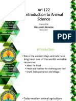 Module 1 - Introduction To Animal Science