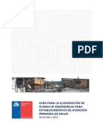 Guía para La Elaboración de Plan de Emergencia Establecimientos Aps 23 12 2021