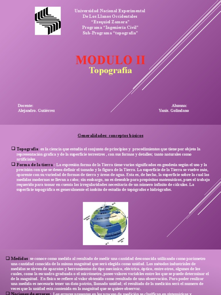 Topografia Pdf Topograf A Terreno