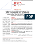 Marginal Adaptation of CAD-CAM and Heat-Pressed Lithium Disilicate Crowns: A Systematic Review and Meta-Analysis