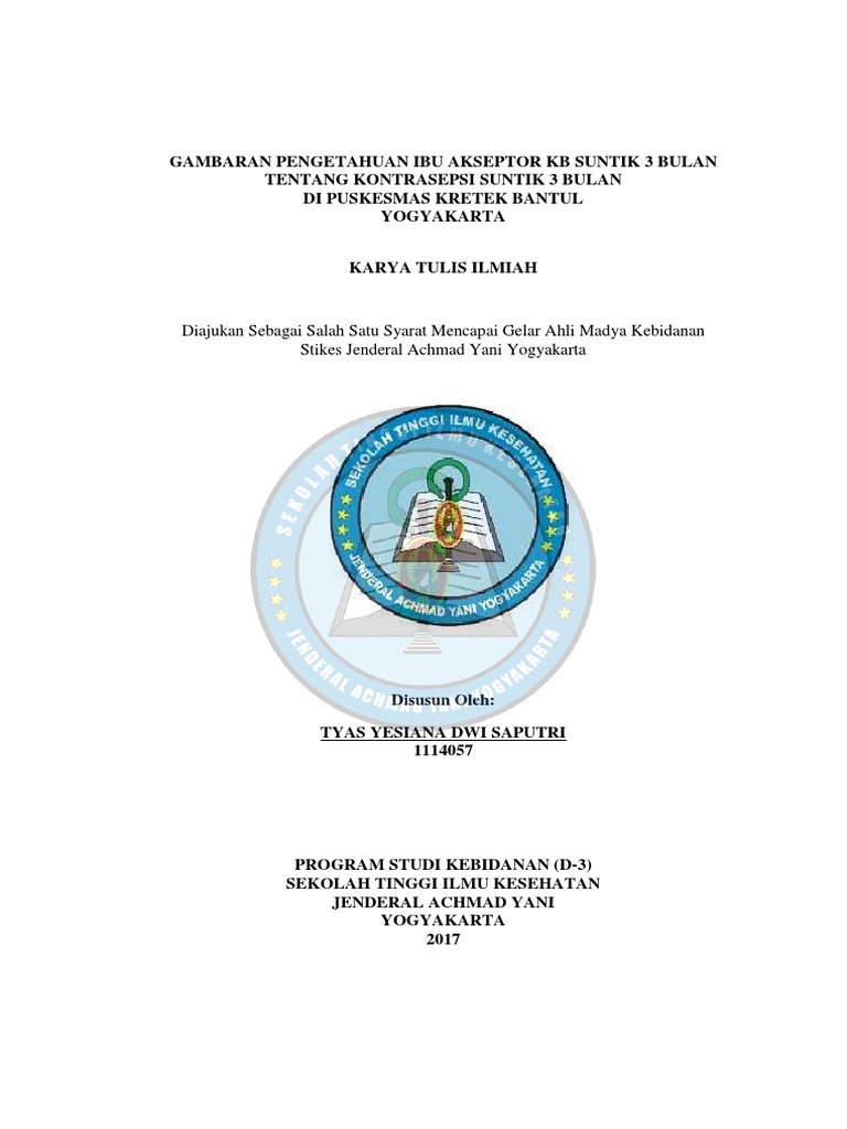 Pengetahuan Ibu tentang KB Suntik 3 Bulan | PDF