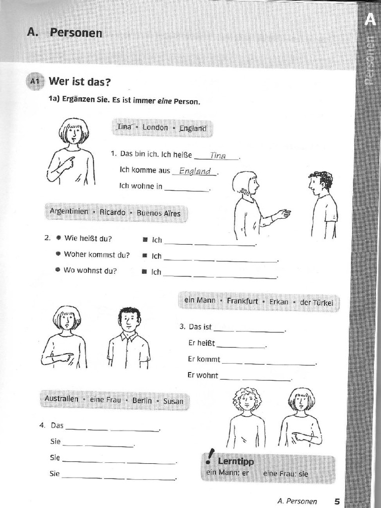 Grammatikuebungen Von K1 Und K2 | PDF