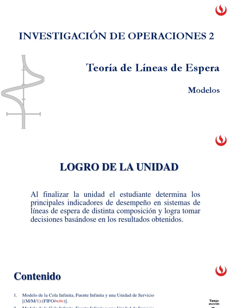 Unidad 2 - 02TLE - MODELOS DE COLA 2 | PDF | infinito | Matemáticas