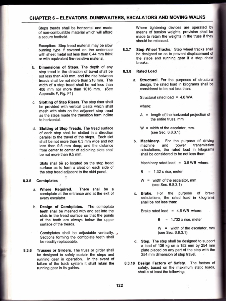 IMG - 0130 PSME Code 2008 121 | PDF | Escalator | Stairs