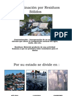 Contaminación por Residuos Sólidos