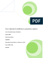 Tarea 2 Aplicación de Cuantificadores y Proposiciones Categóricas-Natalia Quintero - 200611 - 1846