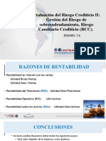 Sesion 7,8 Evaluacion de Riesgo Crediticio II, Sobreendeudamiento y RCC