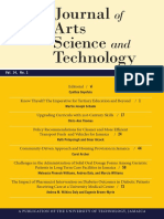 Journal of Arts Science and Technology - JAST - Vol. 14 - No. 1 March 2022
