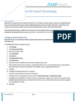 Configure Bluetooth Panel Disarming