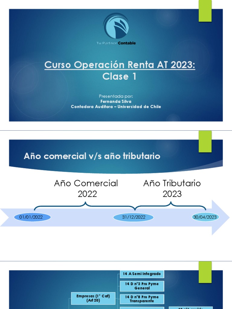 Clase 1 | PDF | Impuestos | Impuesto sobre la renta