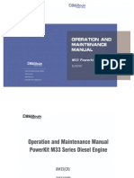 Operation and Maintenance Manual For PowerKit M33 Series Diesel Engine