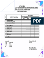 Daftar Nilai X