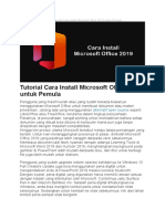 Cara Install Office 2019