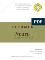 Resumen Neurotransmisores - Andrea Hernández