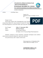 Surat Undangan Rapat Yang Menempati Rumah Dinas