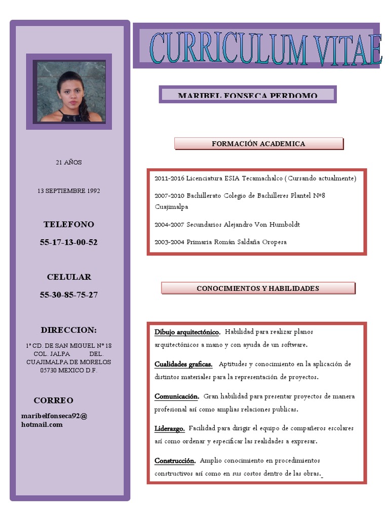 Curriculum Compacto Maribel Fonseca Perdomo | PDF | Arte