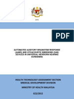 TR - AABR and OAE Devices in Universal Newborn Hearing Screening