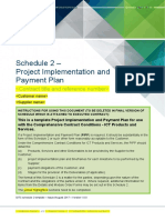 Schedule 2 Project Implementation and Payment Plan