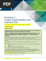 Schedule 2 Project Implementation and Payment Plan