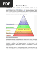 Piramide de Maslow