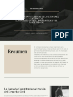 Actividad Dos La Tutela Constitucional de La Autonomía Contractual