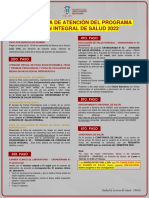 Flujograma de Atención Del Programa Examen Integral de Salud 2022