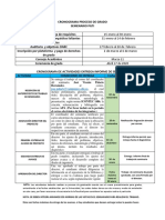 Cronograma de Actividades Entrega Informe de Seminario 2020