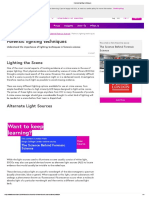 Forensic Lighting Techniques