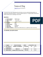 Muhammad Irtaza Ul Haq (CV) - 1