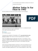 Why 7% Inflation Today Is Far Different Than in 1982 - WSJ