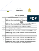 Cotabato City Vaccination Report