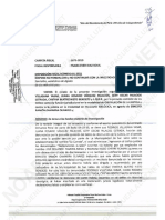 DISPOSICIÓN FISCAL NÚMERO 01-2021 25 AGO 2021. NO FORMALIZAR Y NO CONTINUAR INVESTIGACIÓN. MDA. Lec. 13p