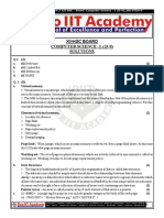 Maharashtra HSC XII Computer Science Paper I 2015 Answer Key