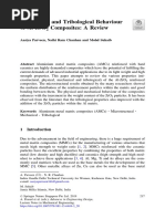 Mechanical and Tribological Behaviour