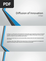 Diffusion of Innovation