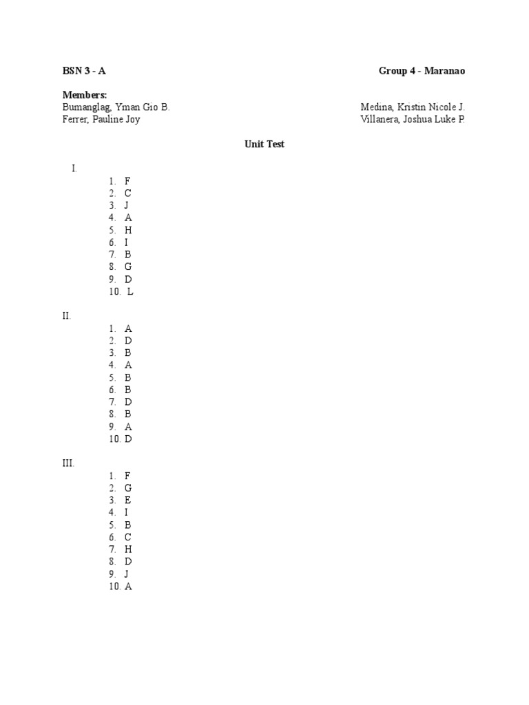 3A Group 4 Maranao FT Activity 1 Unit Test | PDF | Philippines | Ethnic ...