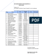 DAFTAR HADIR PESERTA KKN