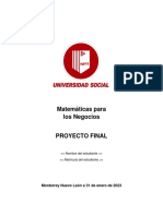 Ejemplo - Proyecto - Final - Matemáticas para Los Negocios - 30012023