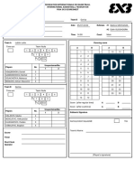 Bordeaux Challenger 2022 - Scoresheets Report