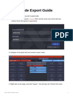 Panic Mode Export Guide