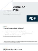Academic Bank of Credits