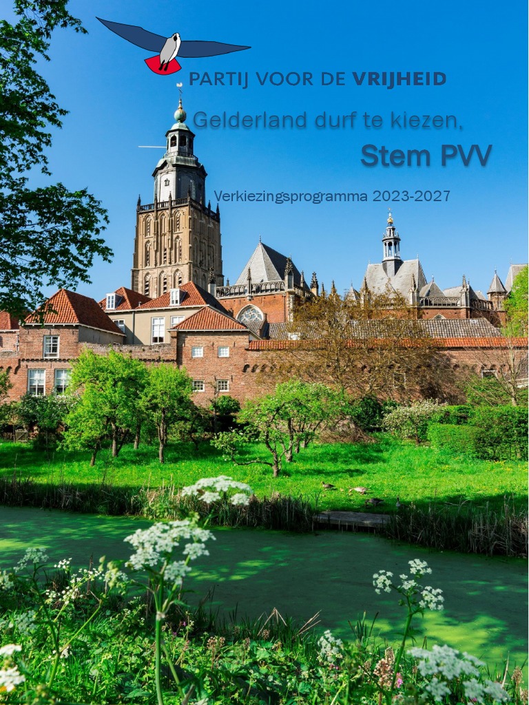 Verkiezingsprogramma PVV Gelderland 20232027 PDF