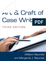 The Art and Craft of Case Writing