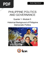 PPG12 Q1 Mod5 Historical Background of Phil Democratic Politics